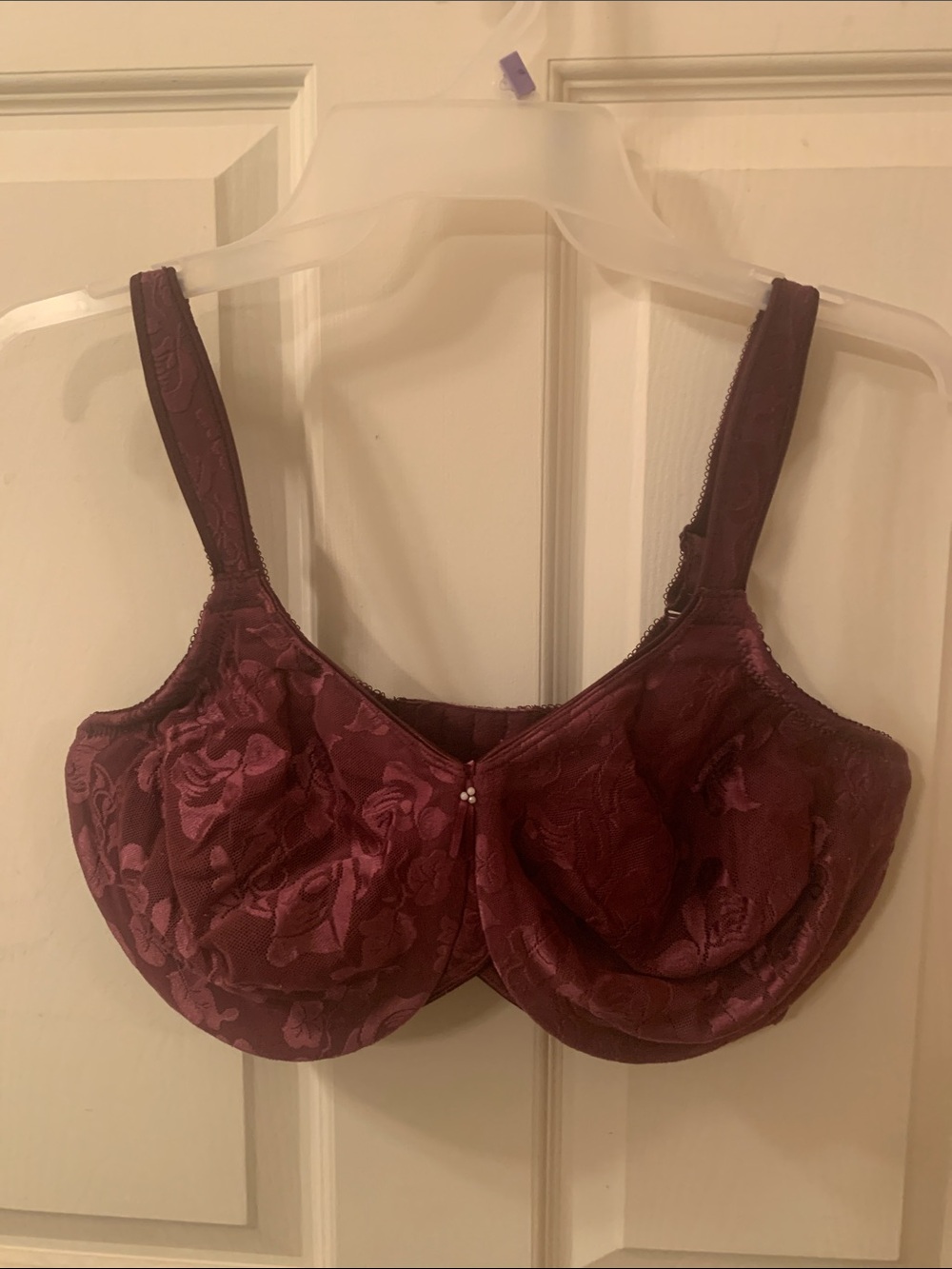Plum 38DDD Wacoal Awareness Bra Burgundy Underwire